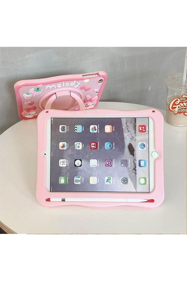 Samsung Galaxy Tab S9 FE Plus/S7 FE/S7/S8/S9/S10 Plus 12.4inç Kılıf Cute Dolls Standlı Eğlenceli 3D - 2