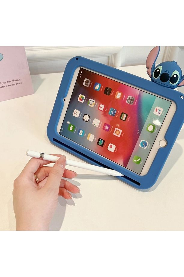 Samsung Galaxy Tab S9 FE Plus/S7 FE/S7/S8/S9/S10 Plus 12.4inç Kılıf Cute Dolls Standlı Eğlenceli 3D - 2