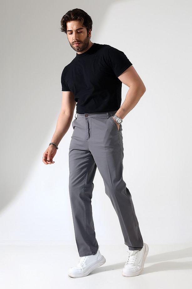 Keten Hafif ve Şık Yancep Pantolon - 2