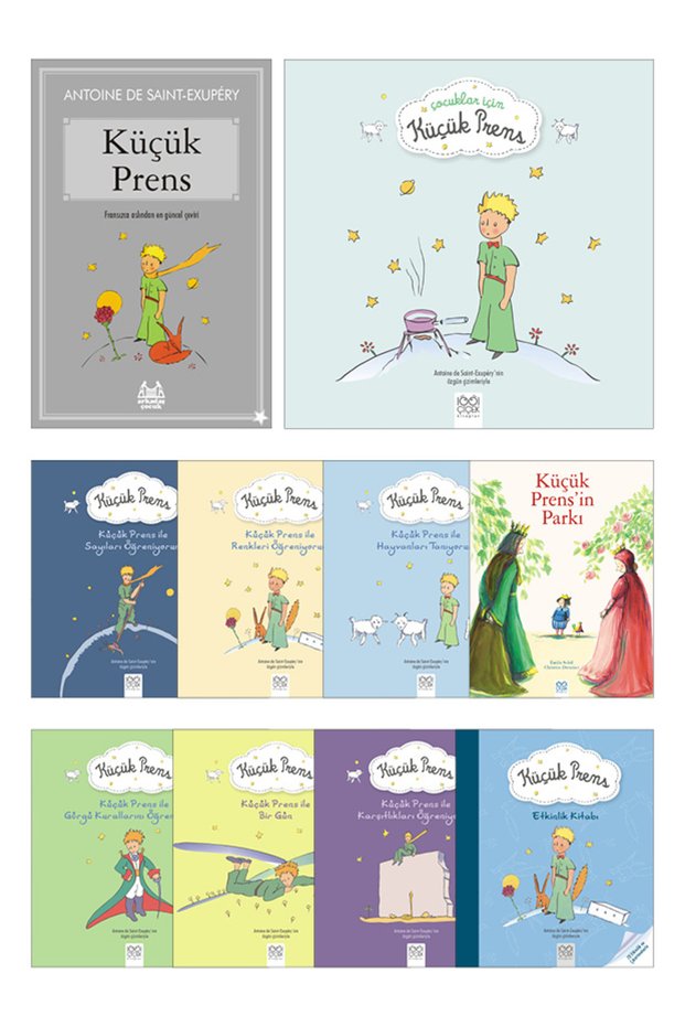 Küçük Prens Set for Children - Etiquette for Children with Küçük Prens, Küçük Prens, Küçük Prens - 100 Rules