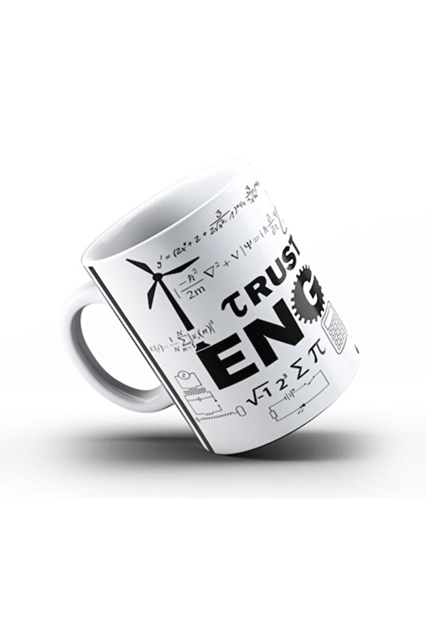 Ceramic Mug Engineer, 330 ml, White - 1