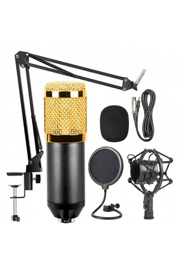 Kondenser mikrofon 3.5mm jak girişli kondenser mikrofon 6 parça set - 3