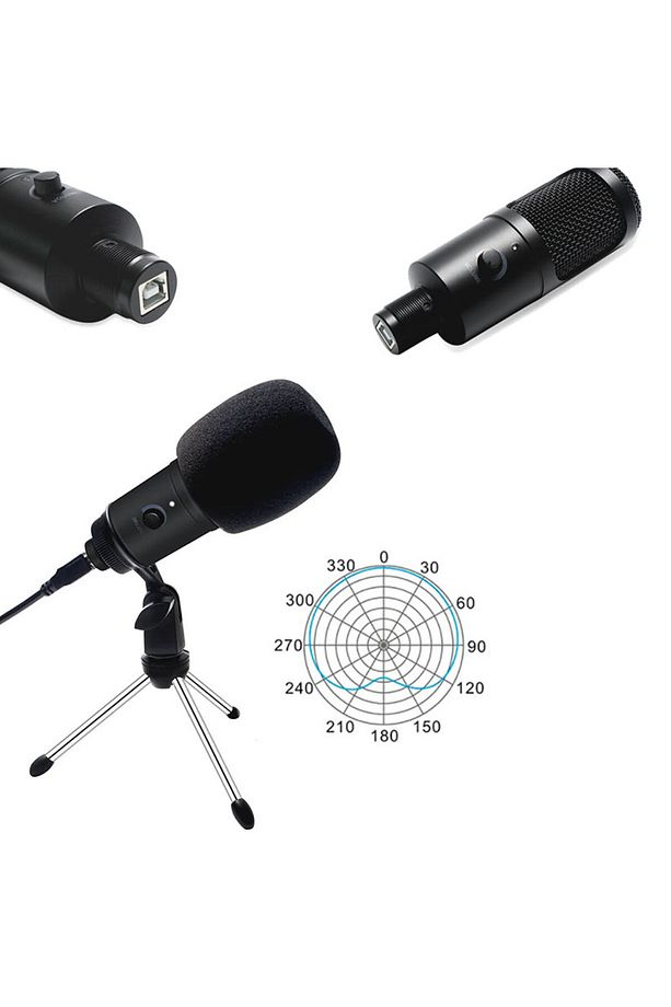 Usb Kondenser mikrofon Usb girişli kondenser mikrofon seti - 4
