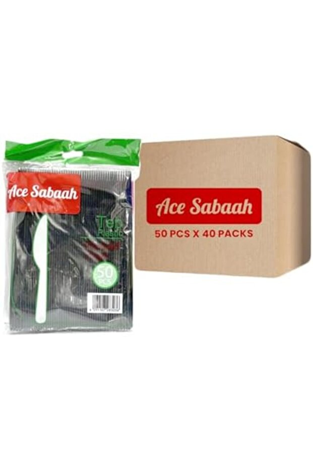 Black Disposable Knife 50pcs X 40 packs