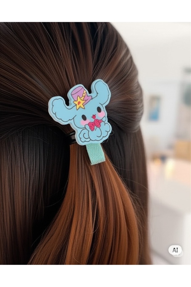 Children's Buckle with Cute Blue Character – Hat Design (5992)