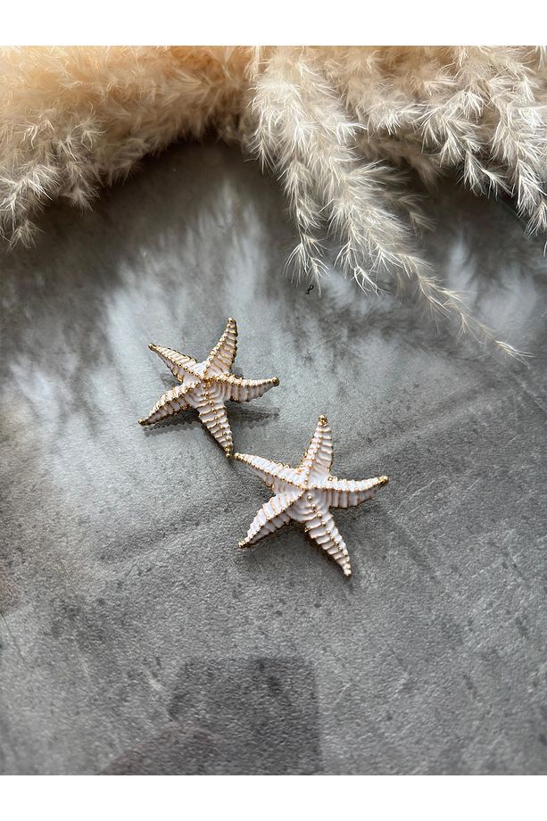 ZRA Marka Model🌟 Sea Star Elegance Küpe ⭐ - 3
