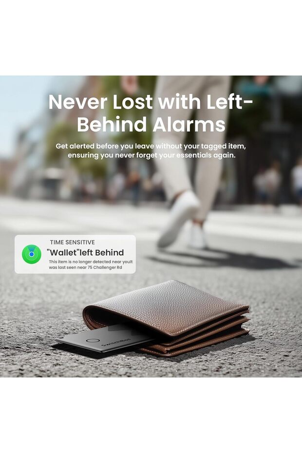 Wallet Tracker Card (Works with Apple Find My, Up to 3-Year Battery, IP67) - 4