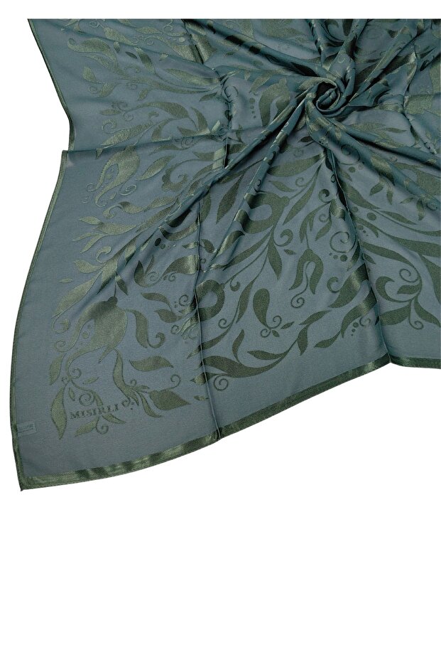 Eșarfe egiptene Eșarfă Devore cu model de flori - 1