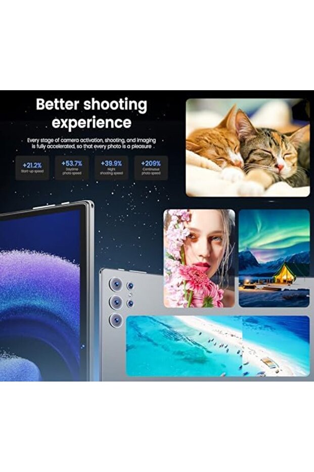 X-Prime S25 Ultra 10.1" Android 15 Tablet with Keyboard & Mouse | 5G + WiFi | HD+ AMOLED Display 300 - 6