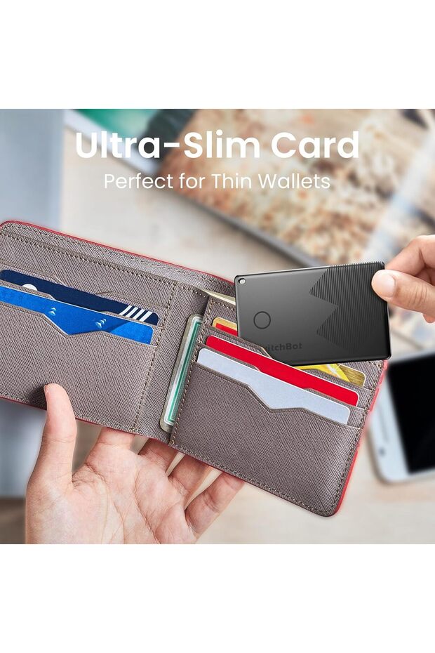 Wallet Tracker Card (Works with Apple Find My, Up to 3-Year Battery, IP67) - 2