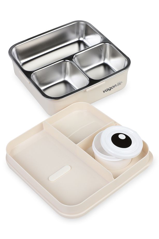 Beslenme Kutusu Lunch Box Paslanmaz Çelik 1120 Ml Bl10082-S (Karışık Renk 1 Adet) - 5
