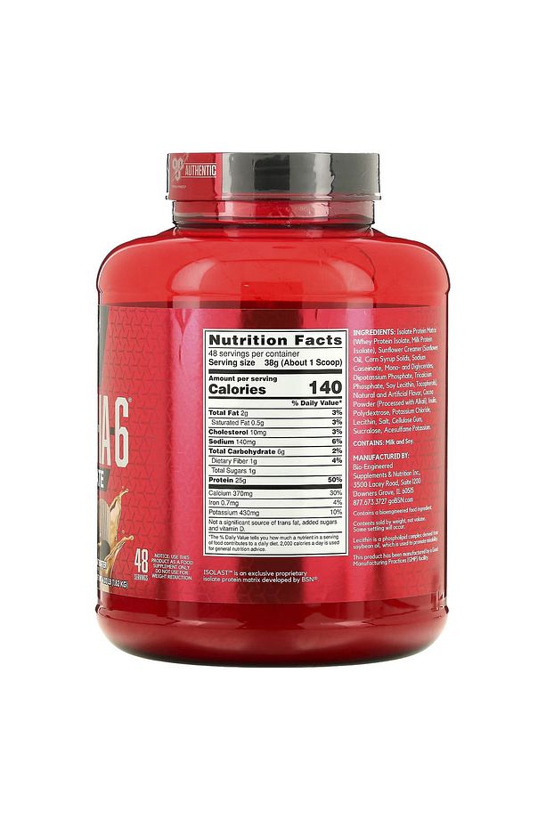 SYNTHA-6 Isolate(İzole) Whey Protein Isolate, Milk Protein Isolate Protein 1.82 KG - 2