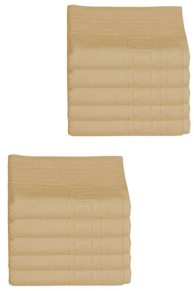 Pack of 10 Hotel Foot Towel Curly Foot Print 50X70 cm Colorful 16/2 Avs 250 Gr