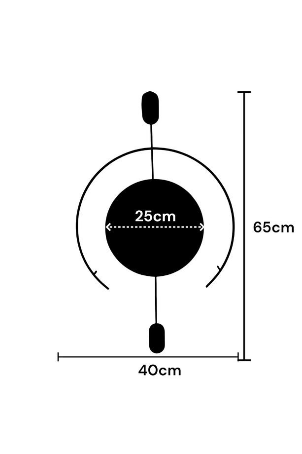 Modern Minimal Çember Tasarımlı Dekoratif Duvar Saati – Gold Detaylı - 5