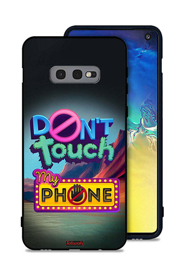 غطاء حماية لهاتف Samsung Galaxy S10e لا تلمس هاتفي
