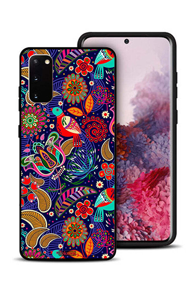 Samsung Galaxy S20 Protective Case Cover Birds And Floral Pattern