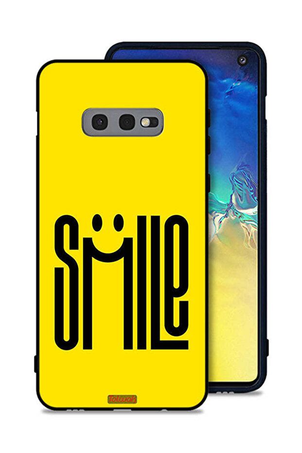 غطاء حماية لهاتف Samsung Galaxy S10e برسومات ابتسامة