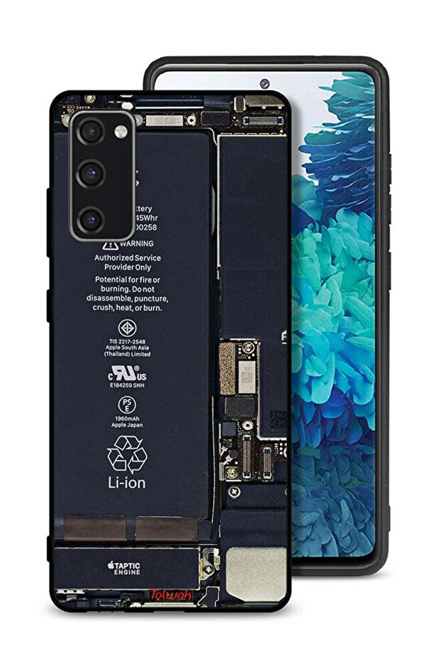 غطاء حماية لهاتف Samsung Galaxy S20 FE بنمط دائرة الهاتف