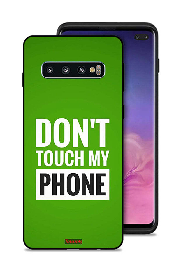 Samsung Galaxy S10 Plus Protective Case Cover Do Not Touch My Phone
