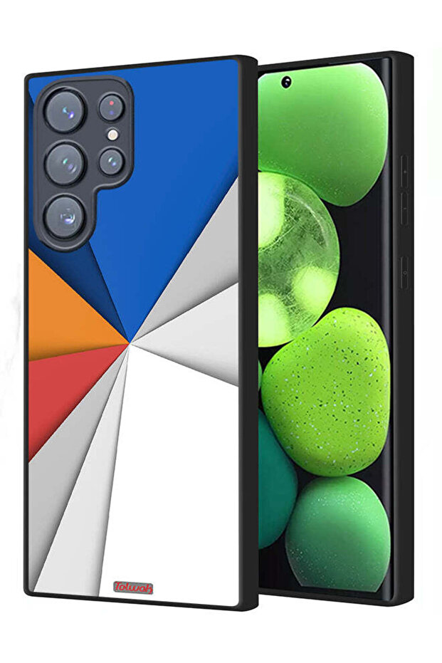Samsung Galaxy S23 Ultra 5G Protective Case Cover Material Matches Abstract Art