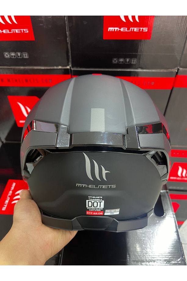 Helmets Thunder 4 Sv mat siyah(şeffaf vizörlü) kask - 5