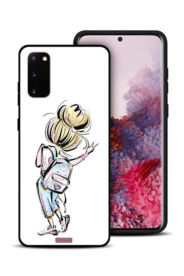 Samsung Galaxy S20 Protective Case Cover Back To School Girl Art
