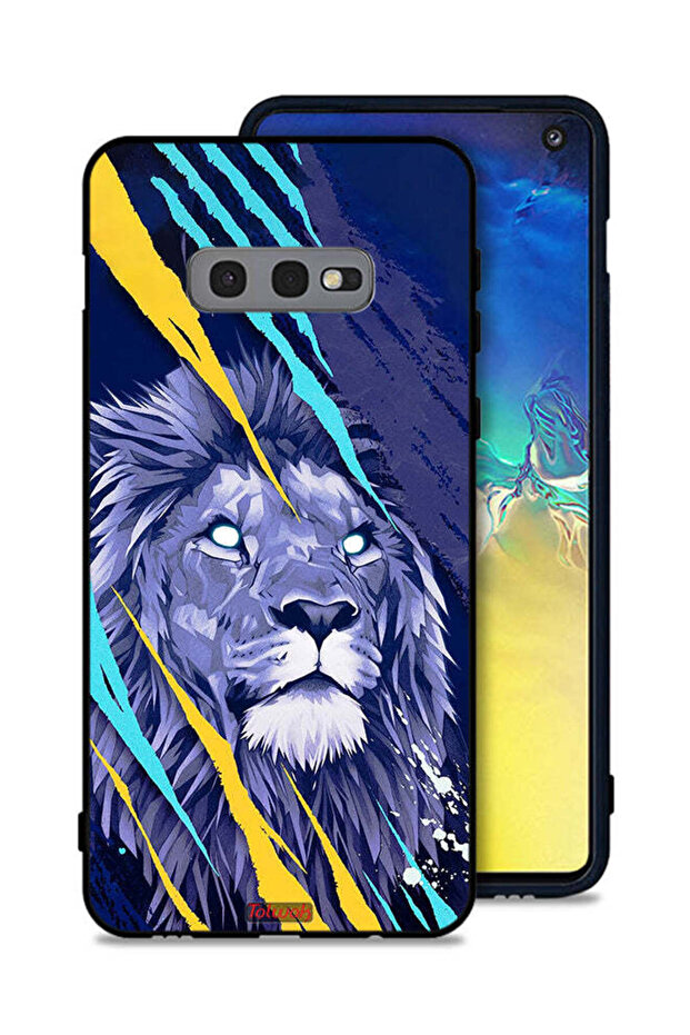 غطاء حماية لهاتف Samsung Galaxy S10e بتصميم الأسد الملك