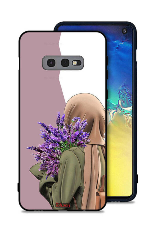 غطاء حماية لهاتف Samsung Galaxy S10e يحمل زهرة