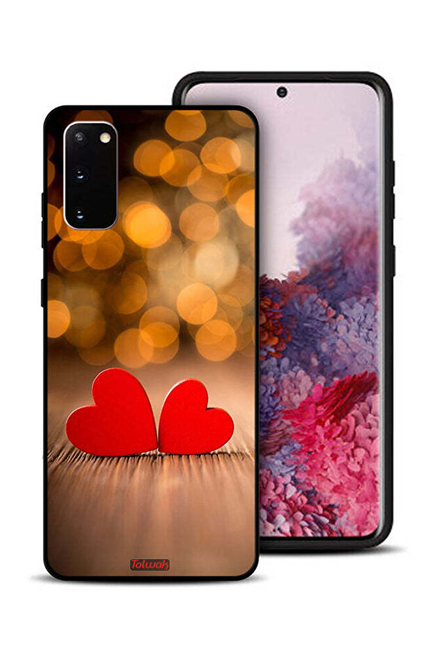 Samsung Galaxy S20 Protective Case Cover Two Beautiful Hearts