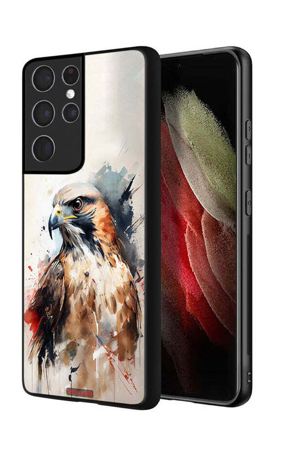 Samsung Galaxy S21 Ultra 5G Protective Case Cover Eagle Abstract Art