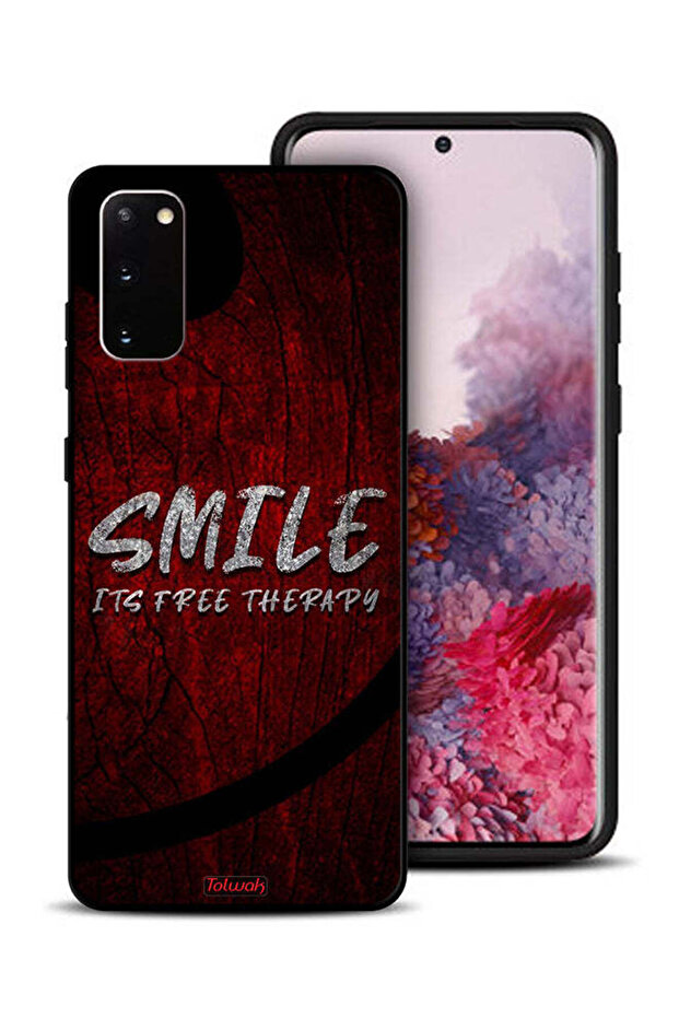Samsung Galaxy S20 Protective Case Cover Smile Its Free Therapy