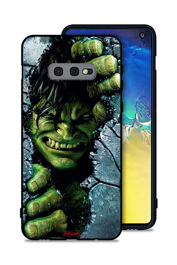 غطاء حماية لهاتف Samsung Galaxy S10e بتصميم هالك المذهل