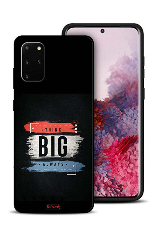 غطاء حماية لهاتف Samsung Galaxy S20 Plus - فكر دائمًا بشكل كبير