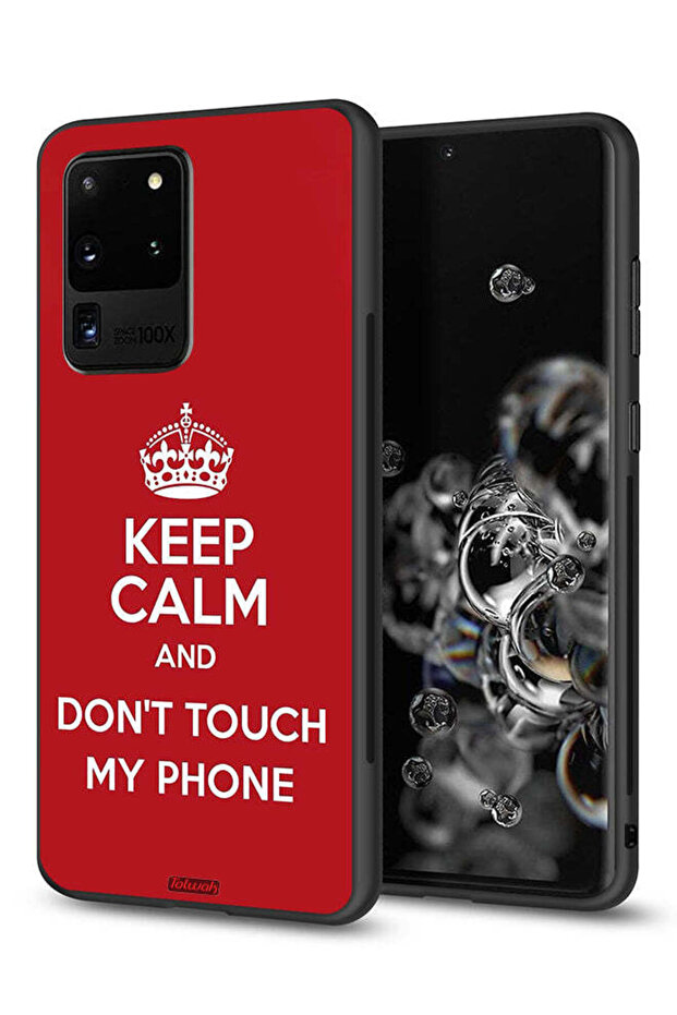 Samsung Galaxy S20 Ultra Protective Case Cover Keep Calm And Dont Touch My Phone