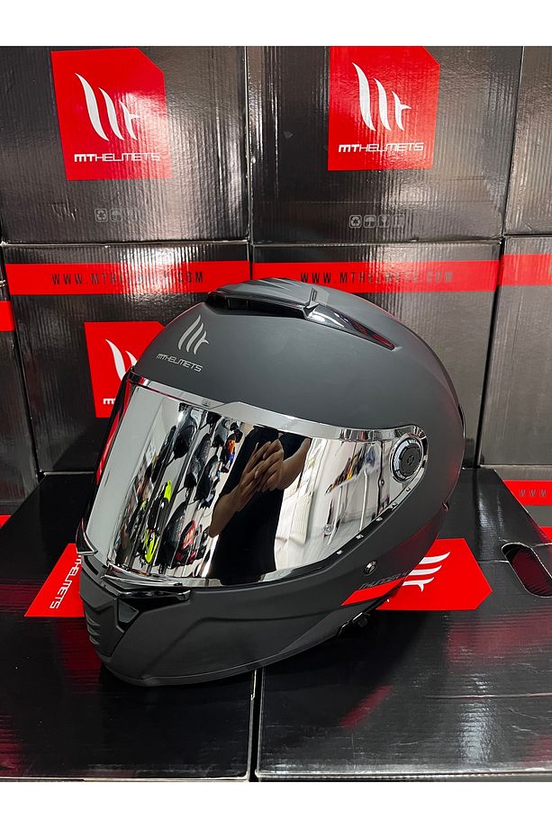Helmets Thunder 4 Sv mat siyah(şeffaf vizörlü) kask - 3