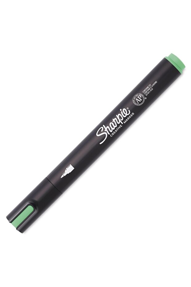 قلم أكريليك إبداعي أخضر - طرف رصاصي - 3