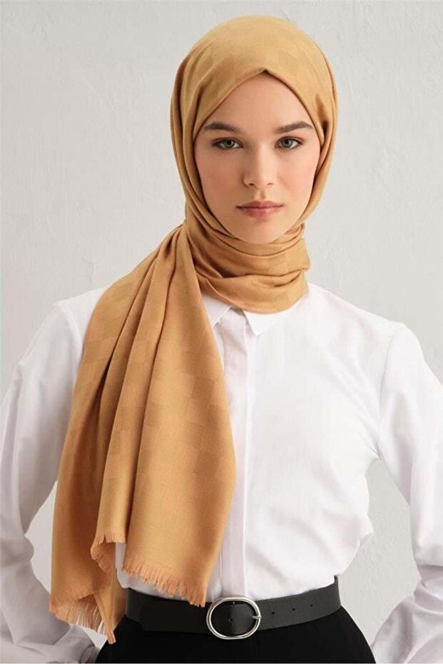 شال فيسكون بنمط مربع 14