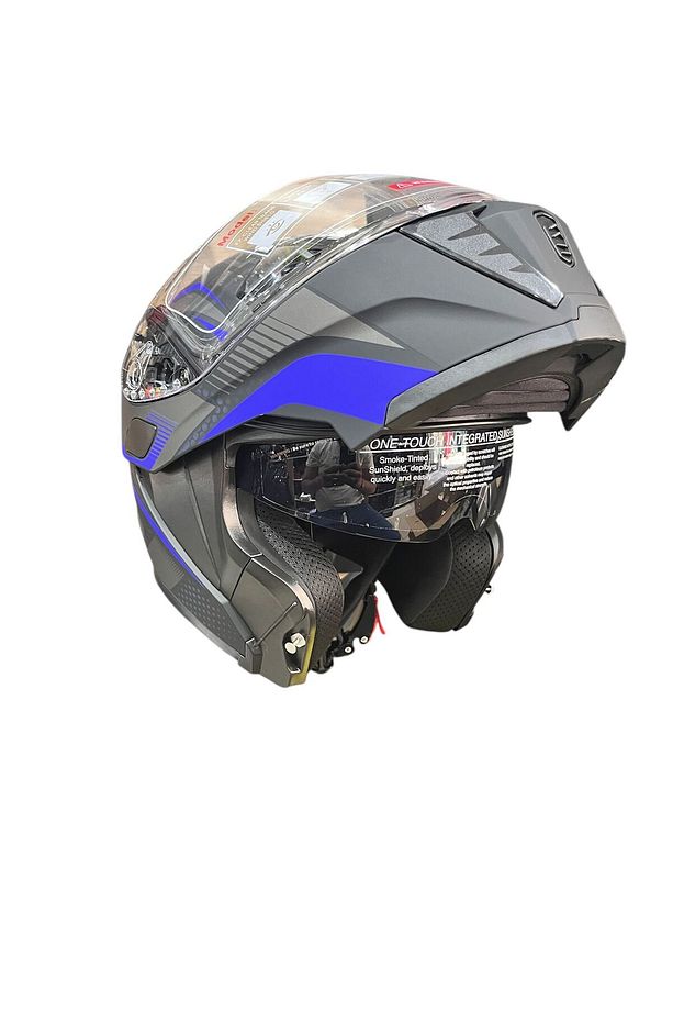 MOTOTEZ ÇENE AÇILIR MOTOSİKLET KASKI JİEKAİ JK906-1 - 6