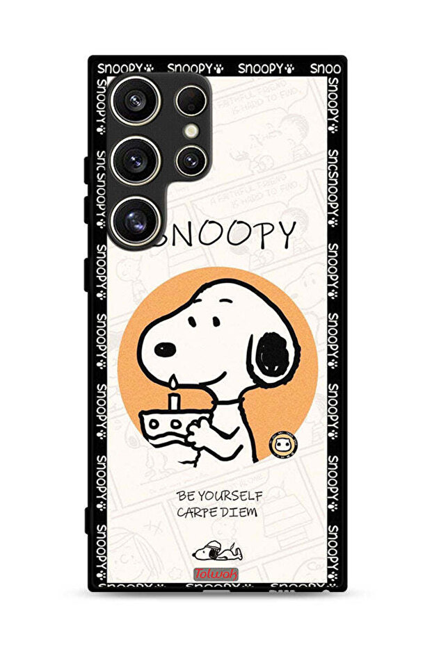 Samsung Galaxy S24 Ultra 5G Protective Case Cover Snoopy Be Yourself