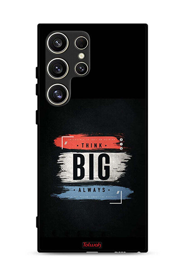 غطاء حماية لهاتف Samsung Galaxy S24 Ultra 5G - فكر دائمًا بشكل كبير