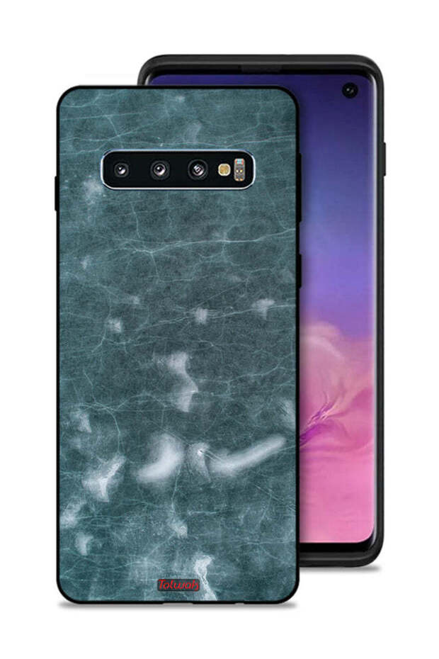 غطاء حماية لهاتف Samsung Galaxy S10 بنمط ستونيش