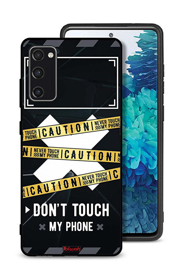 Samsung Galaxy S20 FE Protective Case Cover Caution Never Touch My Phone