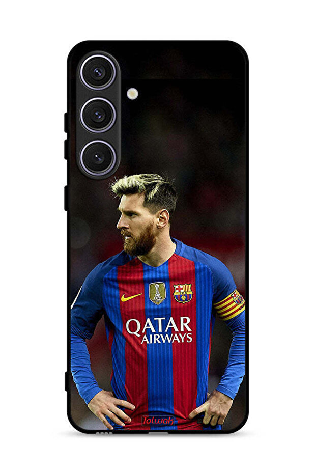 غطاء حماية لهاتف سامسونج جالاكسي S24 بلس 5G ميسي برشلونة