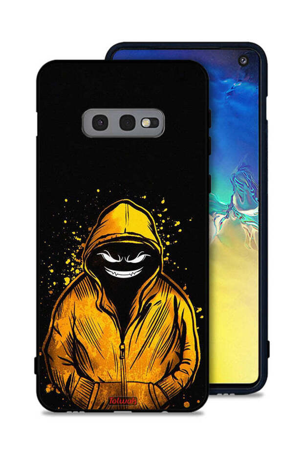 غطاء حماية لهاتف Samsung Galaxy S10e بتصميم مارشميلو بوي آرت
