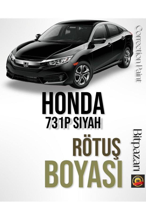 Honda 731P Black - Professional Touch up Paint - Crv, Civic, Jazz, Accord, Cr-Z , Hr-V