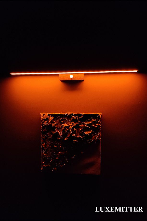 Kendinden Yapışkanlı Led Işıklı Hareket Sensörlü Pilli Duvar Aplik Lamba Modern Tablo Aydınlatması - 6