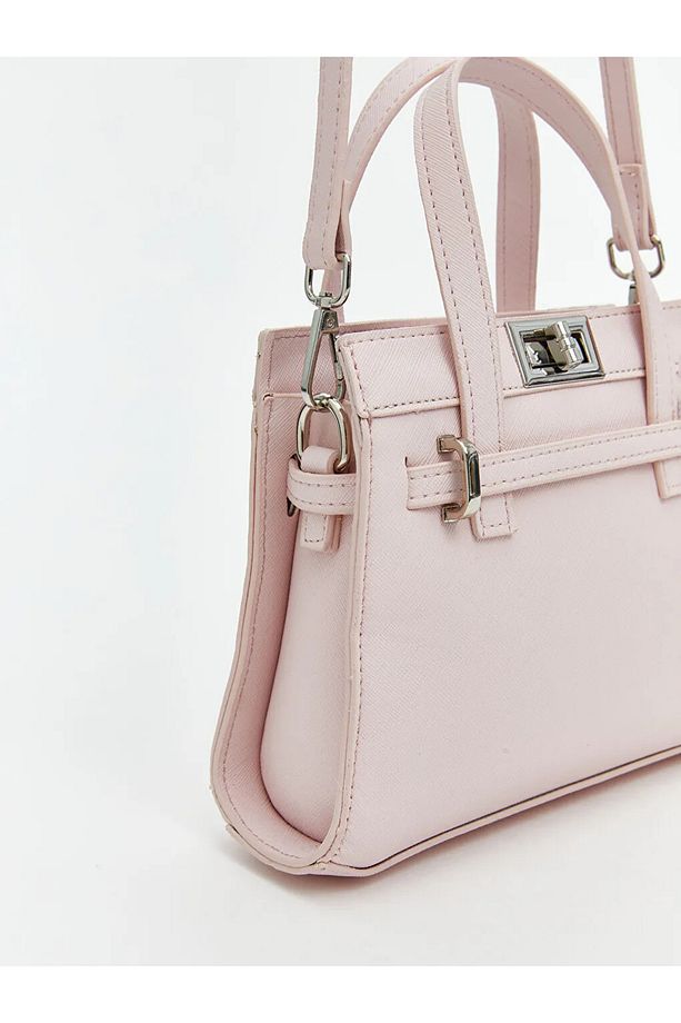 LCW ACCESSORIES Pembe Çıkarılabilir Askılı Kadın Omuz Çantası - 3