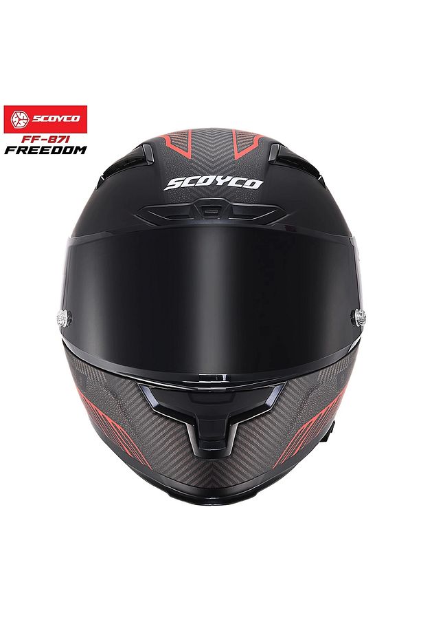 Freedom Full Face Kask FF-871 – Güneş Vizörlü, DOT/CE Onaylı, Intercom Uyumlu - 4