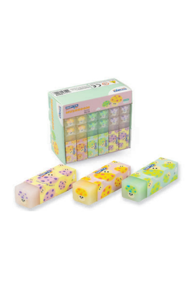 şekilli silgi 3 lü bez çanta hediyeli - 3