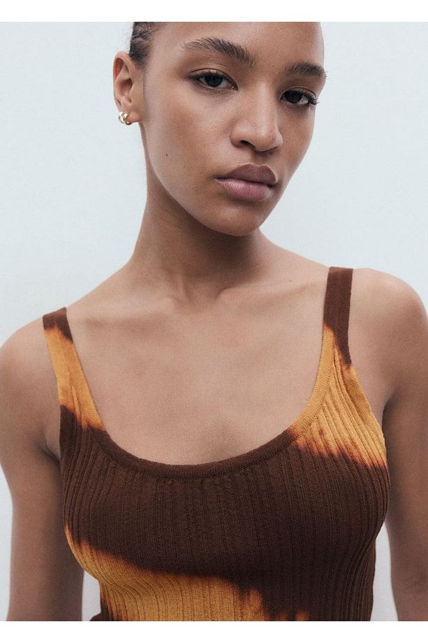 Tie-dye örgü top - 1